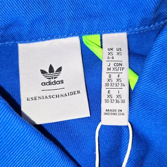 Adidas Kseniaschnaider 3-Stripes Dyed Women's Jacket, various sizes, NWT - Picture 8 of 9